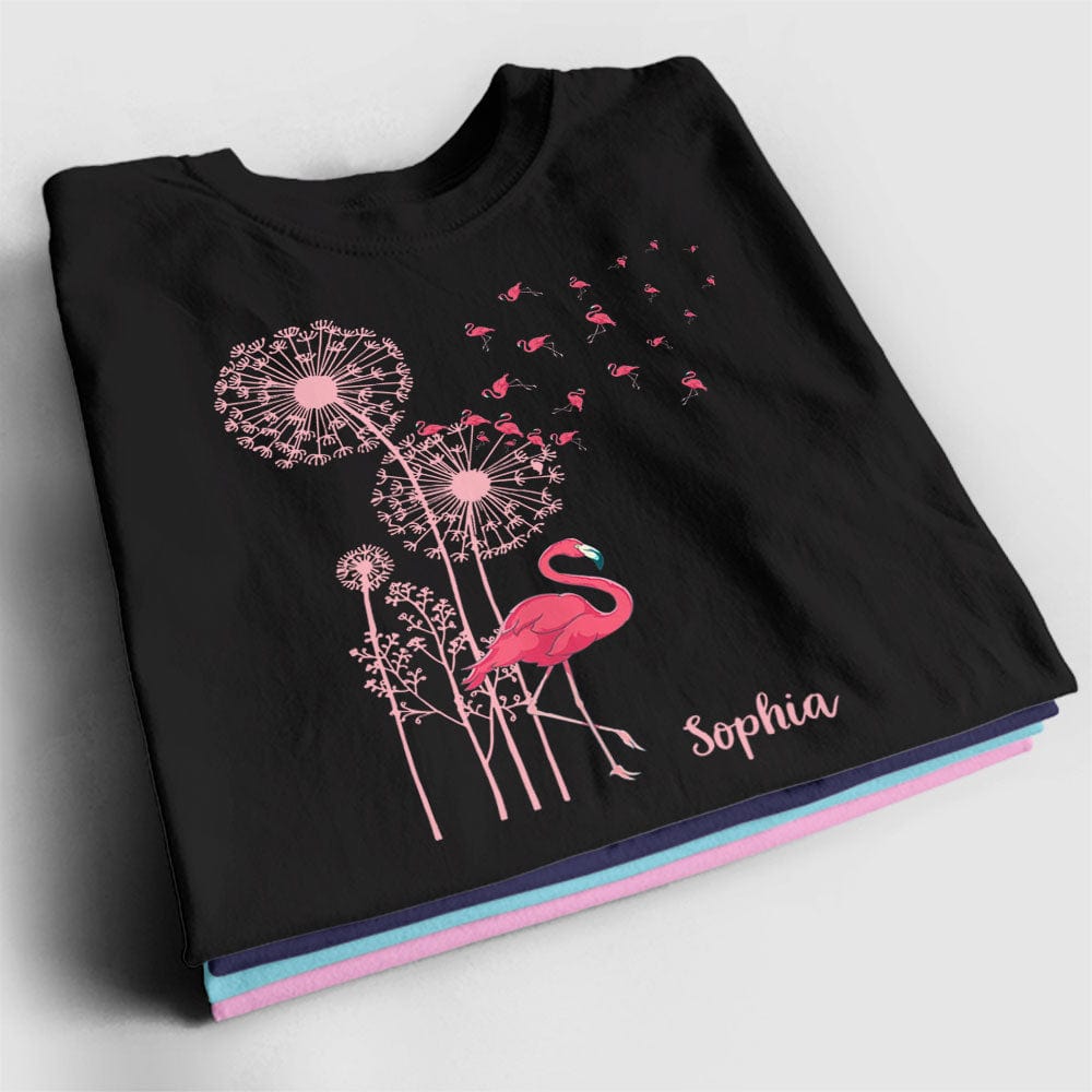 Camisa de flamenco personalizada: adornada con elegantes flores de diente de león para un estilo único