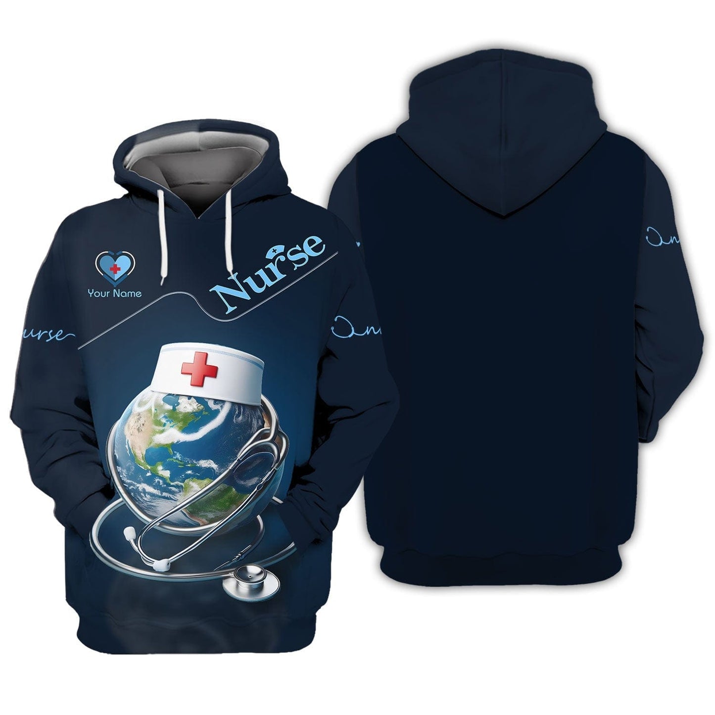 Camiseta de enfermera personalizada: atención global con una expresión de moda