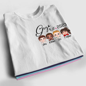 Personalized Sister Shirt - Customizable Design with Gigi Side By Side, Add Your Name And Year