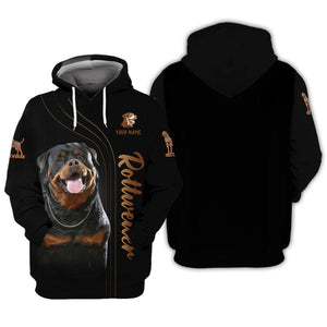 Custom Rottweiler Shirt, Gift For Rottweiler Lover, All Over Printed