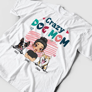 Camiseta personalizada para perro - Crazy Dog Mom