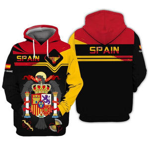 Custom Spain Shirt, Gift For Spain Lover, All Over Printed