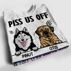 Camiseta personalizada para perro - Piss Us Off