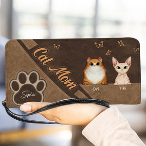 Personalized Cat Wallet 20x11cm - Customizable Cat Breed & Name Design