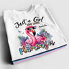 Personalized Flamingo Shirt - Just A Girl Who Loves Flamingos