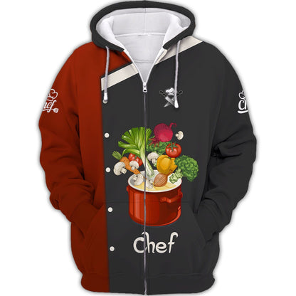 Personalized Chef Shirt, All Over Printed