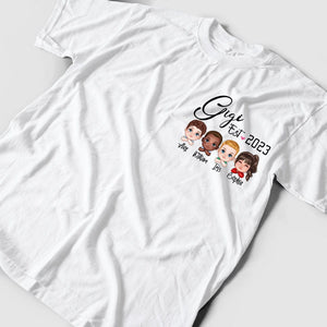 Personalized Sister Shirt - Customizable Design with Gigi Side By Side, Add Your Name And Year