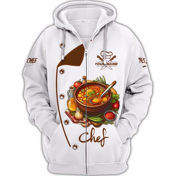 Personalized Chef Shirt, All Over Printed