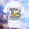 Personalized Teacher All Over Print Shirt -  Teaching Is A Work Of Heart