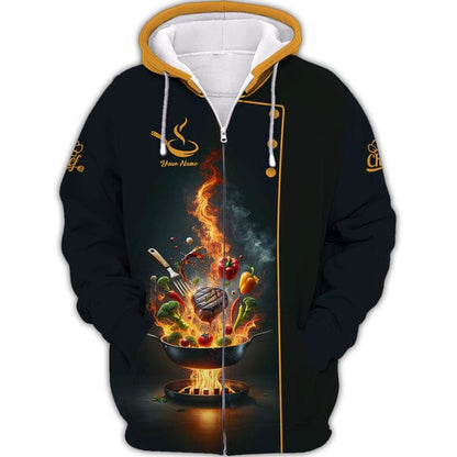 Personalized Chef Shirt, All Over Printed