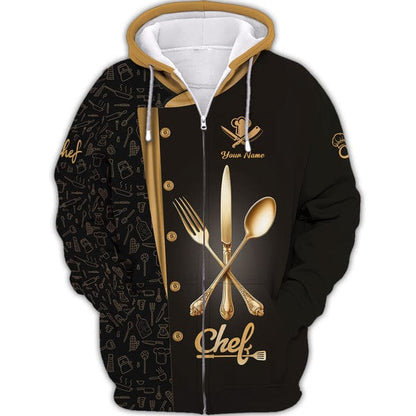 Personalized Chef Shirt, All Over Printed