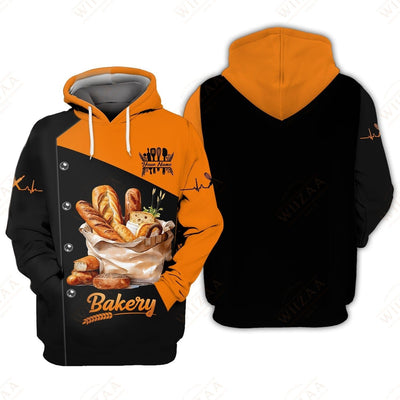 Personalized Baker Shirt - Diverse Bread Selection with Striking Contrast