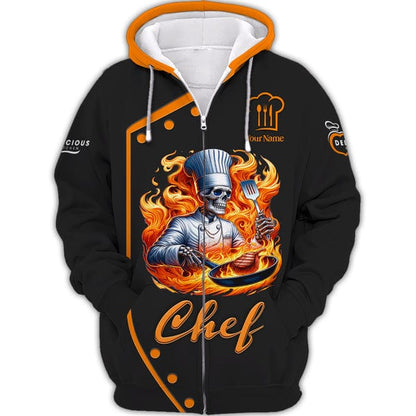 Personalized Chef Shirt, All Over Printed