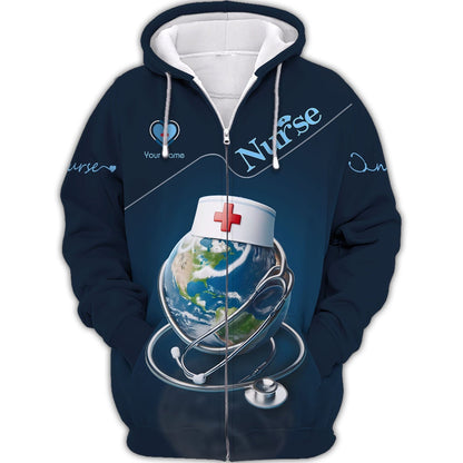 Camiseta de enfermera personalizada: atención global con una expresión de moda