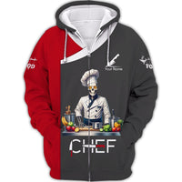 Personalized Chef Shirt - Distinctive Culinary Design for Chefs and Cooking Enthusiasts