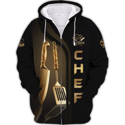 Personalized Chef Shirt, All Over Printed
