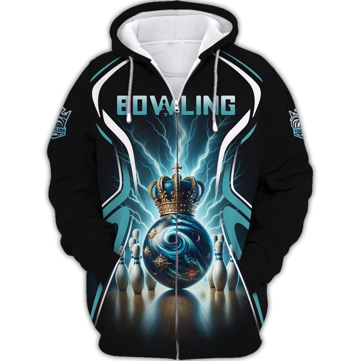 Personalized Bowling Team Shirt - Strike in Winning Style, All Over Printed