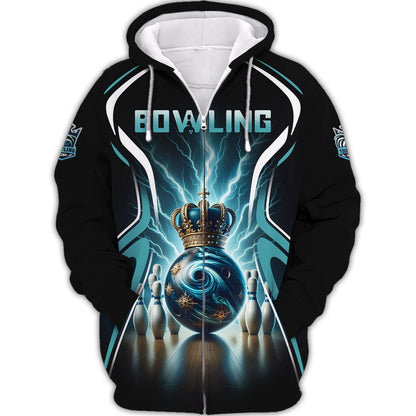 Personalized Bowling Team Shirt - Strike in Winning Style, All Over Printed