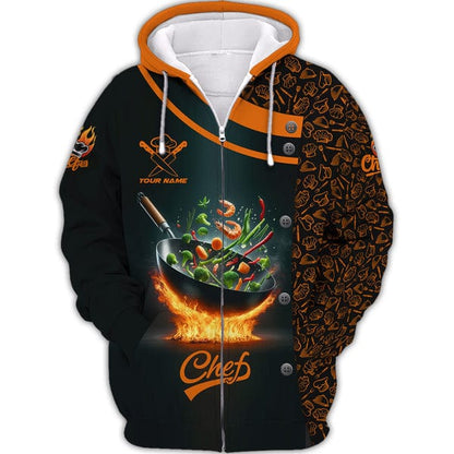 Personalized Chef Shirt, All Over Printed