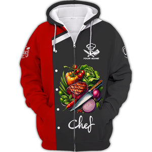 Personalized Chef Shirt, All Over Printed