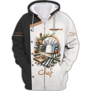 Personalized Chef Shirt, All Over Printed