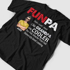 Personalized Family Shirt -  Funpa Like Grandpa Only Cooler