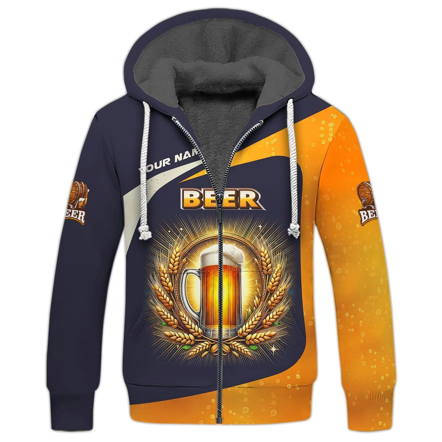 Beer Personalized Name 3D Shirt Custom Name Gift For Beer Lovers, All Over Printed