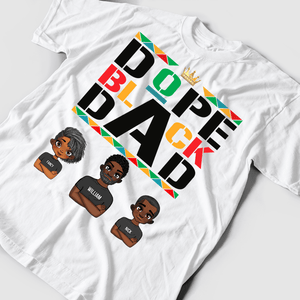 Personalized Family Shirt -  Dope Black Dad