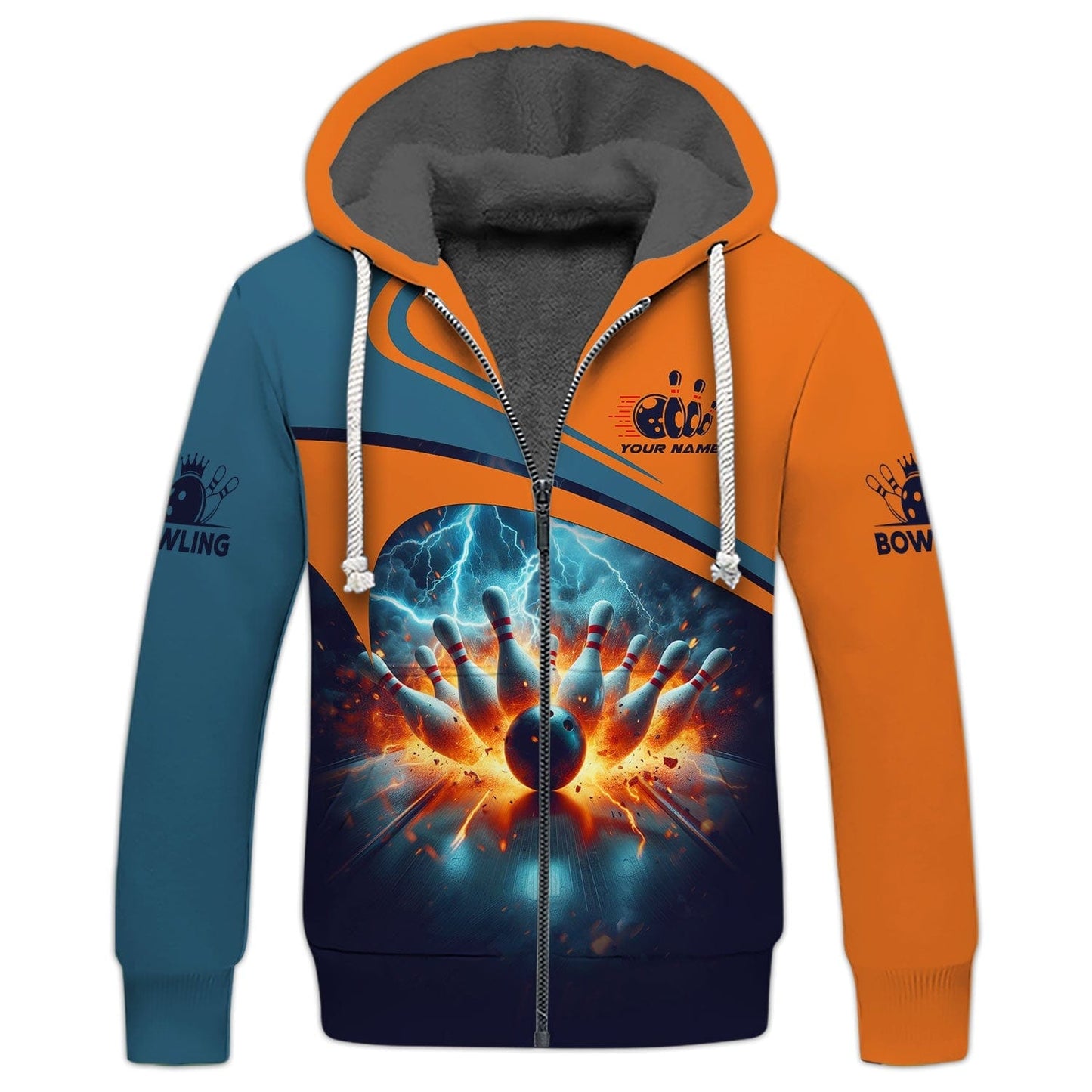 Personalized Bowling Team Shirt - Unleash Your Power, All Over Printed