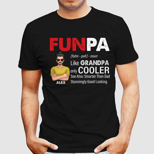 Personalized Family Shirt -  Funpa Like Grandpa Only Cooler