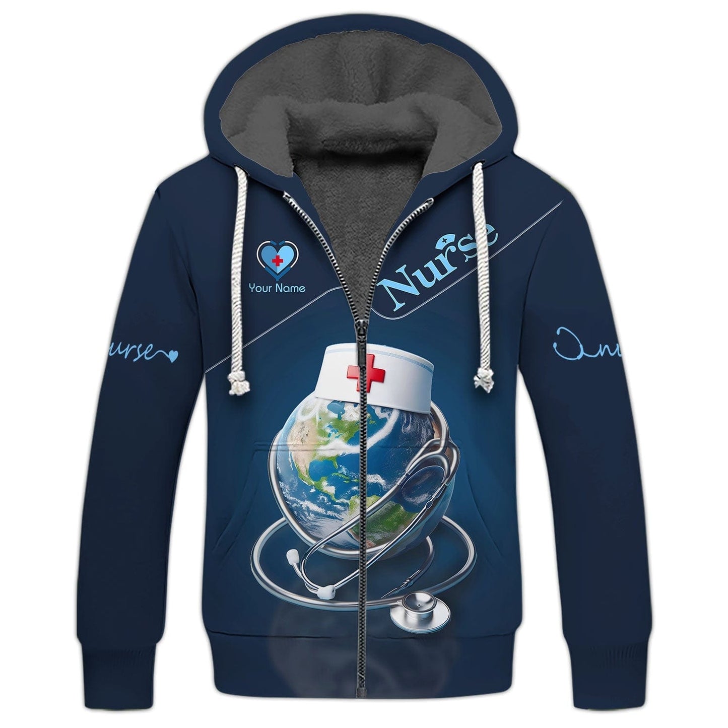 Camiseta de enfermera personalizada: atención global con una expresión de moda