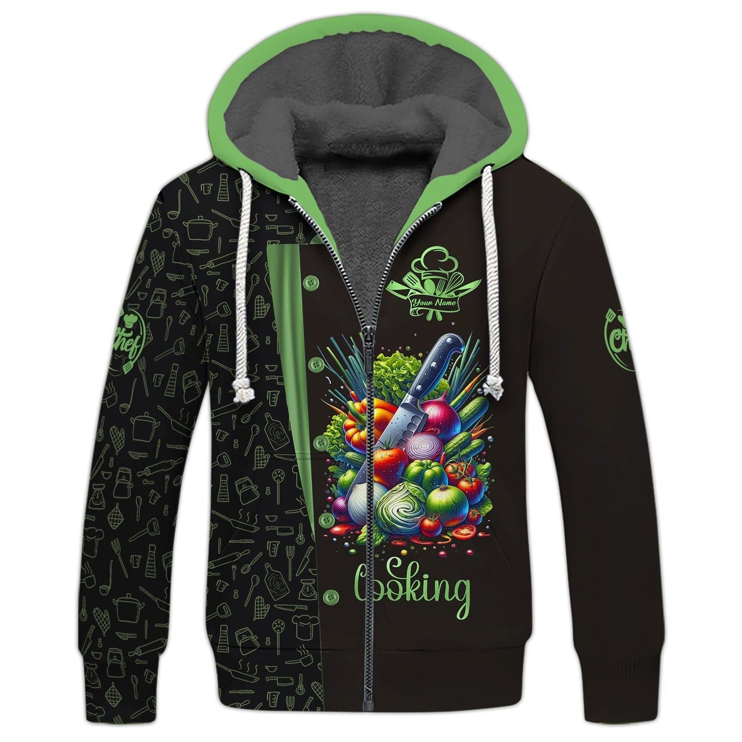 Personalized Cooking Shirts - Show Your Culinary Passion, All Over Printed
