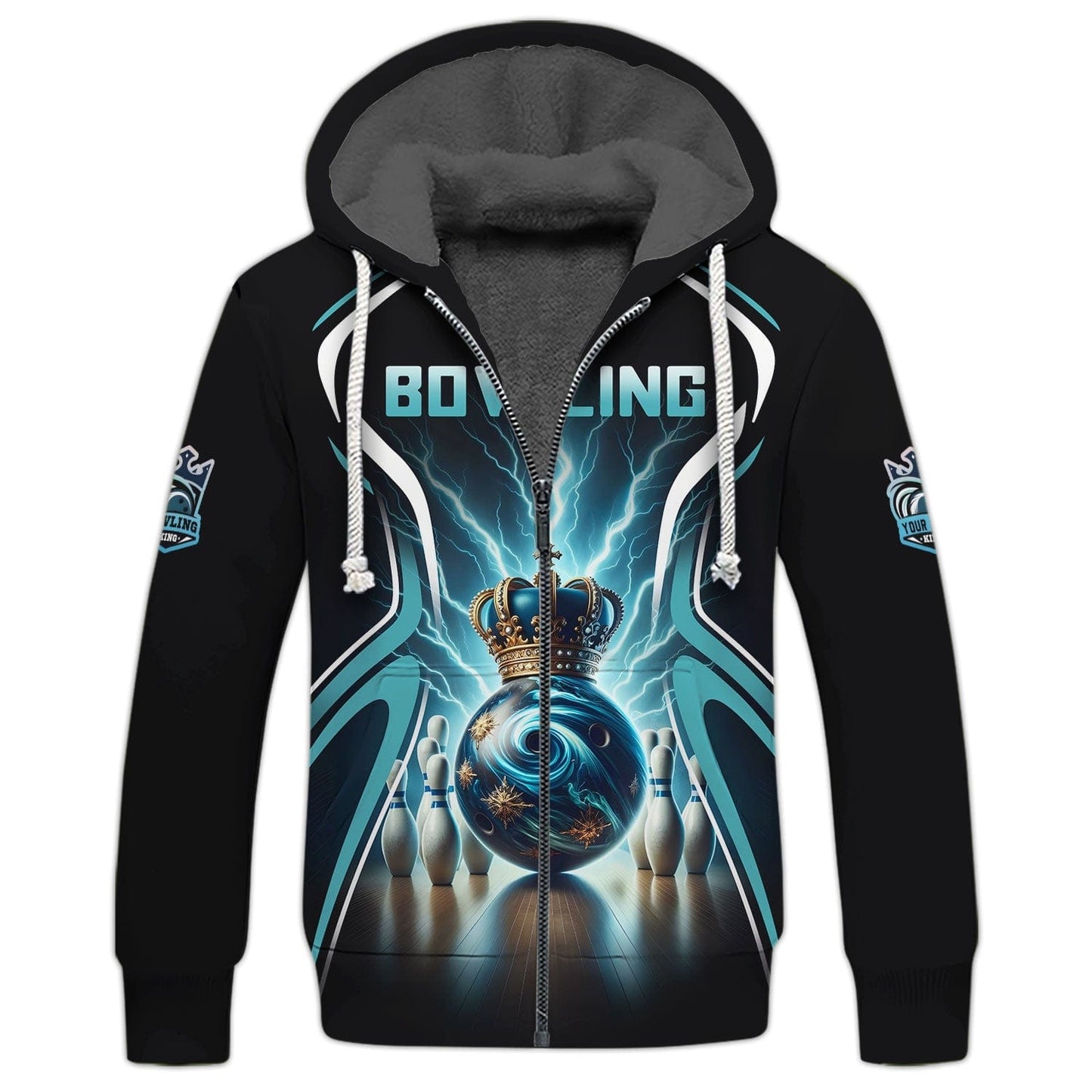 Personalized Bowling Team Shirt - Strike in Winning Style, All Over Printed