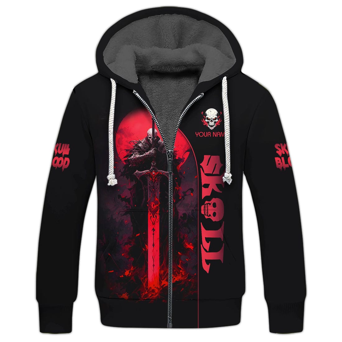 Custom Skull Shirt, Gift For Skull Lover, All Over Printed