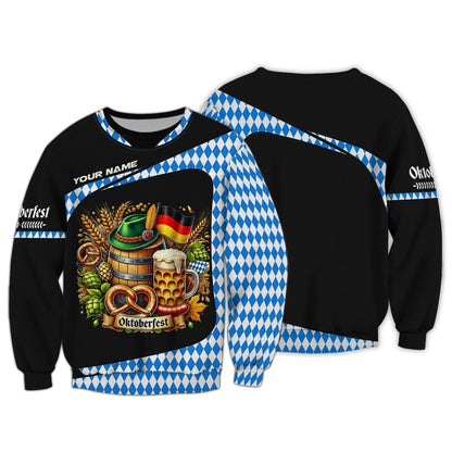 Oktoberfest Custom T-Shirts Oktoberfest 3D Shirt Gift For Beer Lovers, All Over Printed