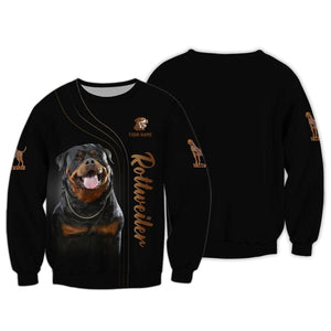 Custom Rottweiler Shirt, Gift For Rottweiler Lover, All Over Printed