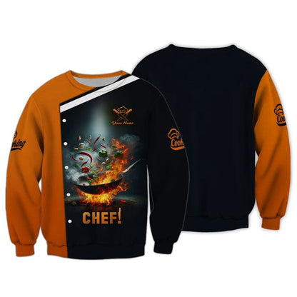 Personalized Chef Shirt, All Over Printed