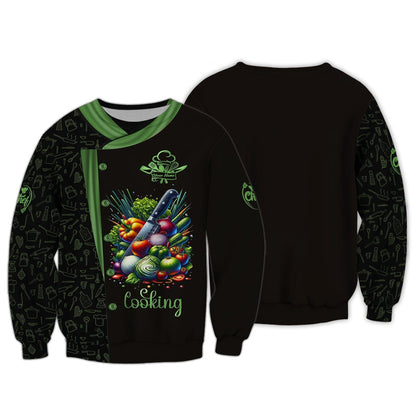Personalized Cooking Shirts - Show Your Culinary Passion, All Over Printed