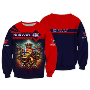 Custom Norway Shirt, Gift For Norway Lover, All Over Printed