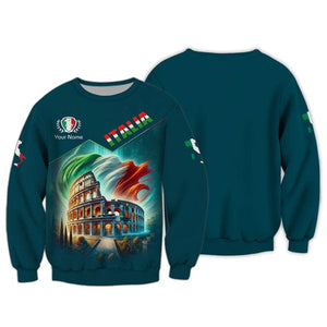 Custom Italy Shirt, Gift For Italy Lover, All Over Printed