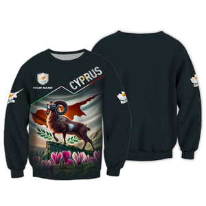 Custom Cyprus Shirt, All Over Printed