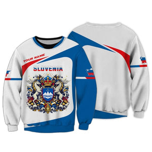 Custom Slovenia Shirt, Gift For Slovenia Lover, All Over Printed