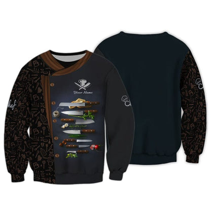 Personalized Chef Shirt, All Over Printed