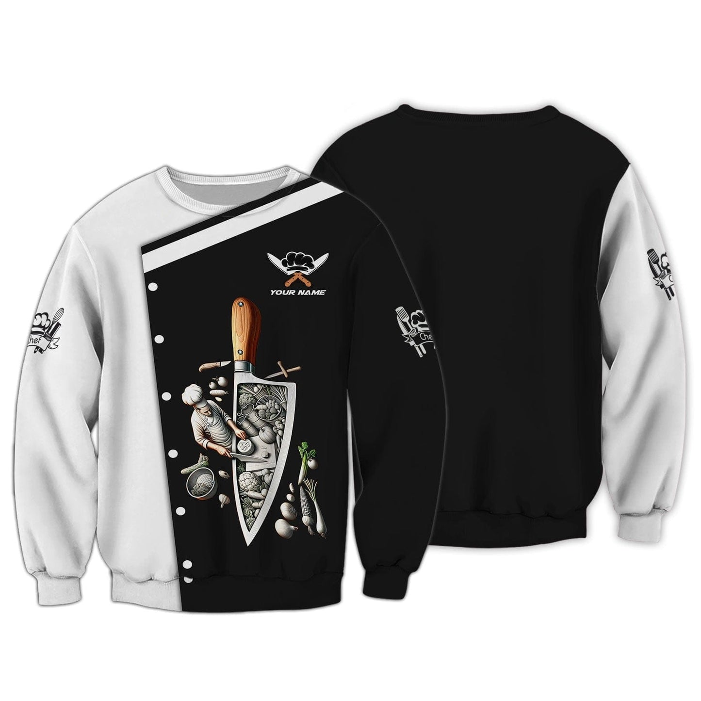 Personalized Chef Shirt, All Over Printed