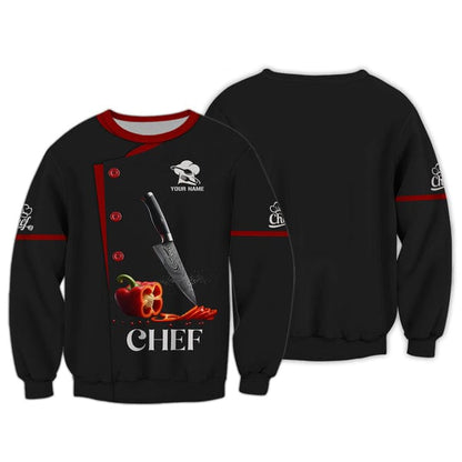 Personalized Chef Shirt, All Over Printed