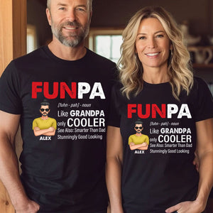 Personalized Family Shirt -  Funpa Like Grandpa Only Cooler