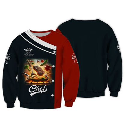 Personalized Chef Shirt, All Over Printed