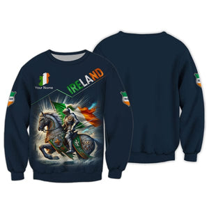 Custom Ireland Shirt, Gift For Ireland Lover, All Over Printed