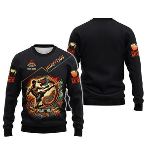 Custom Muay Thai Shirt, Gift For Muay Thai Lover, All Over Printed