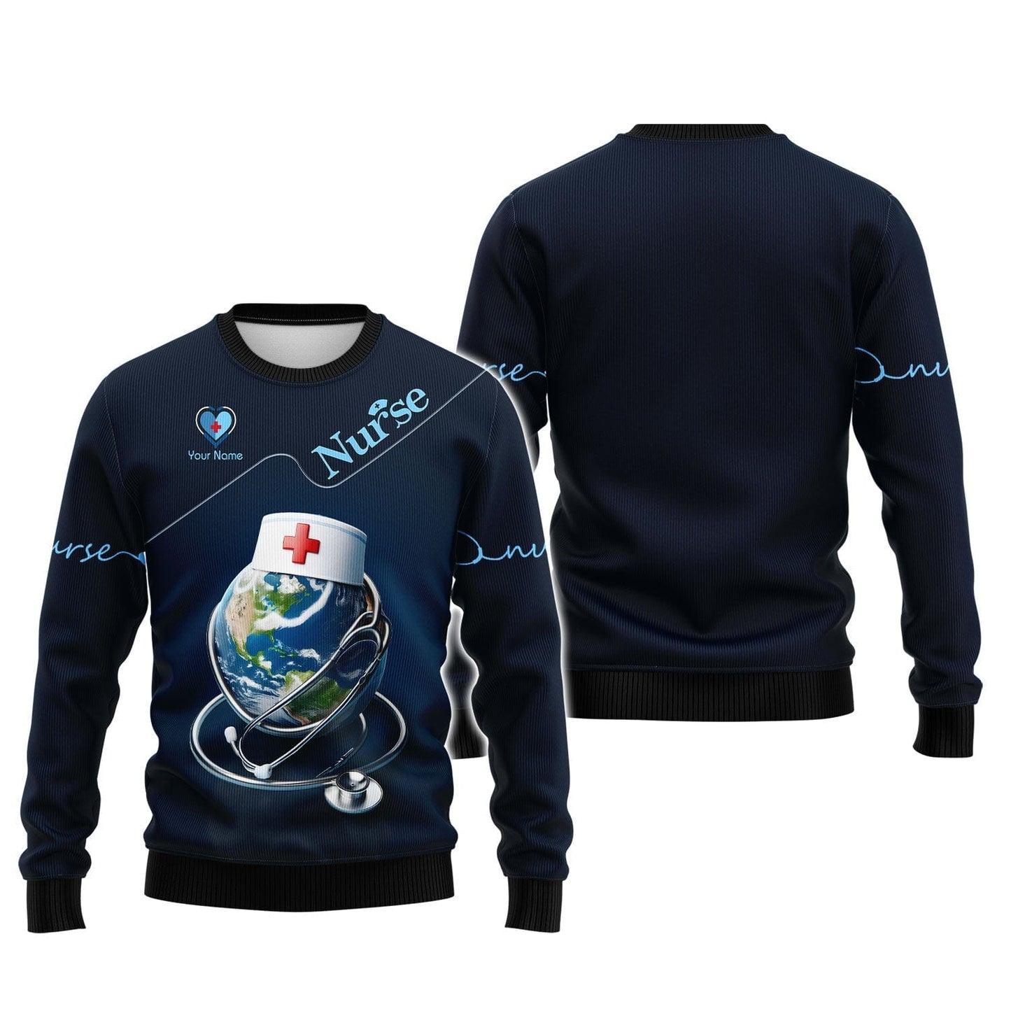 Camiseta de enfermera personalizada: atención global con una expresión de moda